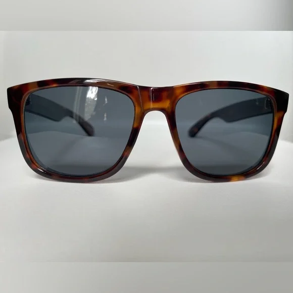 Panama Jack Polarized Tortoise Shell Squared Wayfarer Sunglasses nwot Dunes Premium Polarized Shiny Tortoise Square UVA-UVB  main image 3